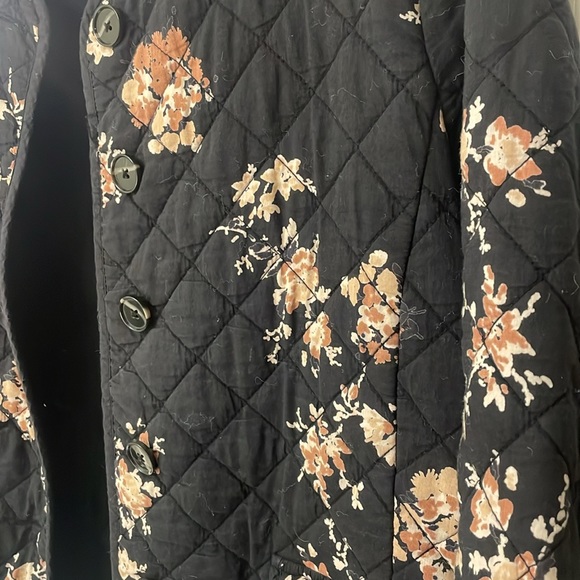 Lucky Brand Quilt Floral Button Up Jacket - Picture 5 of 8